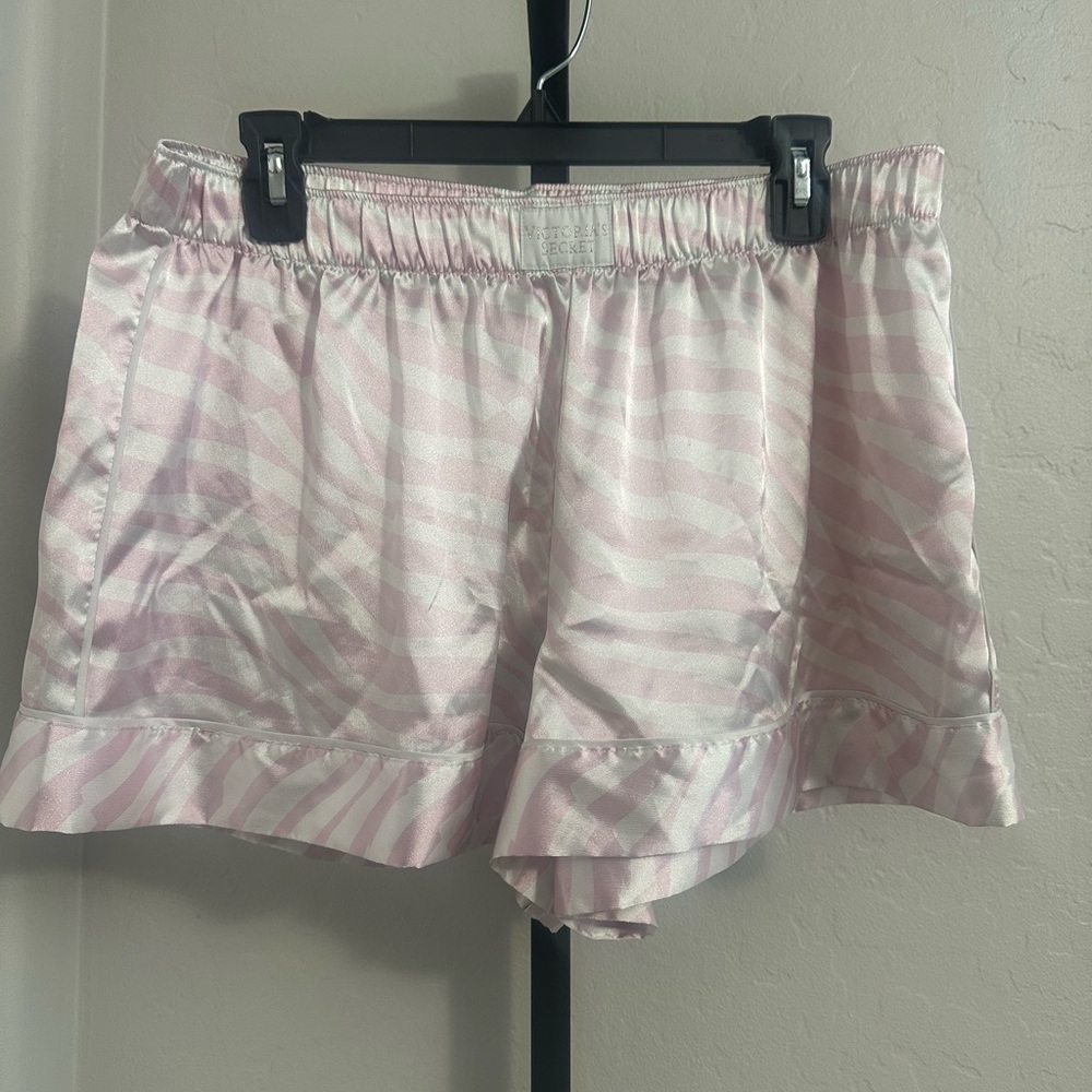 Classic Victorias Secret Zebra Satin Shorts